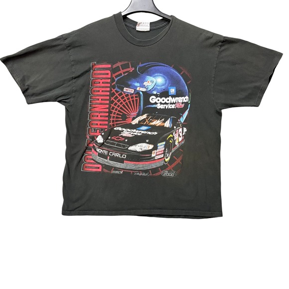 Competitors View Other - Competitors View Dale Earnhardt NASCAR T-Shirt Mens XL Black Excellent 2000 Y2K